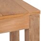 vidaXL Konsolipöytä tiikki luonnollinen viimeistely 110x35x76 cm hinta ja tiedot | Sohvapöydät | hobbyhall.fi