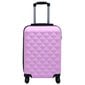 vidaXL Kovapintainen matkalaukkusetti 2 kpl pinkki ABS hinta ja tiedot | Matkalaukut ja -kassit | hobbyhall.fi