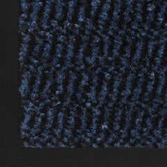 vidaXL Kuramatot 2 kpl suorakulmainen nukkapinta 90x150 cm sininen hinta ja tiedot | Ovimatot | hobbyhall.fi