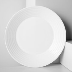 Valkoinen lautanen Luminarc HARENA, 25 cm. hinta ja tiedot | Astiat | hobbyhall.fi