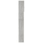 vidaXL Pesukonekaappi betonin harmaa 64x25,5x190 cm lastulevy hinta ja tiedot | Kylpyhuonekaapit | hobbyhall.fi