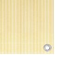 vidaXL Parvekkeen suoja beige 120x500 cm HDPE hinta ja tiedot | Aurinkovarjot ja markiisit | hobbyhall.fi