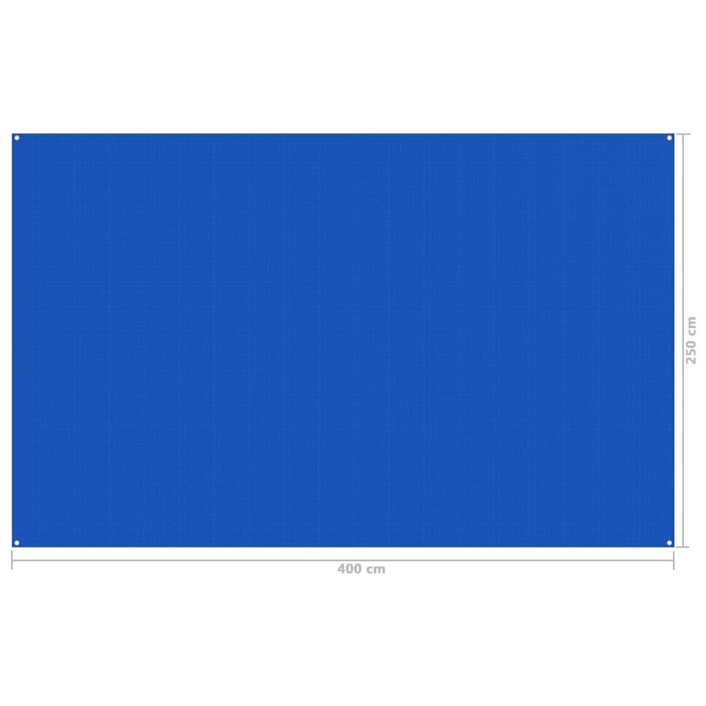 vidaXL Telttamatto 250x400 cm sininen hinta ja tiedot | Retkeilyalustat, piknikhuovat | hobbyhall.fi