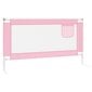 vidaXL Turvalaita sänkyyn pinkki 150x25 cm kangas hinta ja tiedot | Lasten turvallisuus | hobbyhall.fi