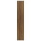 vidaXL CD-hyllyt 2 kpl ruskea tammi 21x16x93,5 cm tekninen puu hinta ja tiedot | Kaapit | hobbyhall.fi