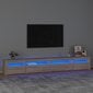 vidaXL TV-taso LED-valoilla Sonoma-tammi 270x35x40 cm hinta ja tiedot | TV-tasot | hobbyhall.fi