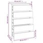 vidaXL Laatikosto betoninharmaa 60x36x103 cm tekninen puu hinta ja tiedot | Lipastot | hobbyhall.fi