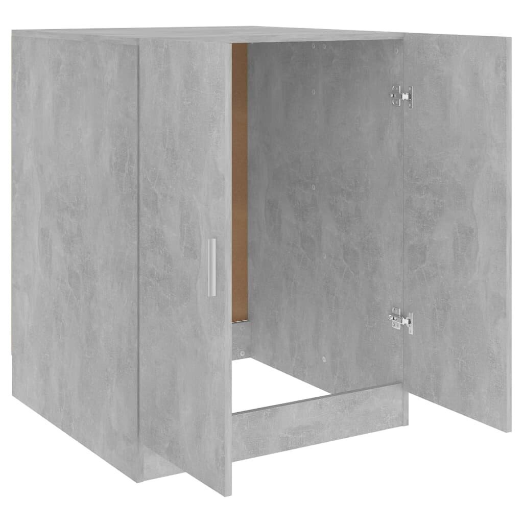 vidaXL Pesukonekaappi betoninharmaa 71x71,5x91,5 cm hinta ja tiedot | Kylpyhuonekaapit | hobbyhall.fi