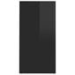 vidaXL Kenkäkaapit 2 kpl korkeakiilto musta 31,5x35x70 cm lastulevy hinta ja tiedot | Kenkäkaapit ja -hyllyt | hobbyhall.fi