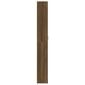 vidaXL Eteisen vaatekaappi ruskea tammi 55x25x189 cm tekninen puu hinta ja tiedot | Kaapit | hobbyhall.fi