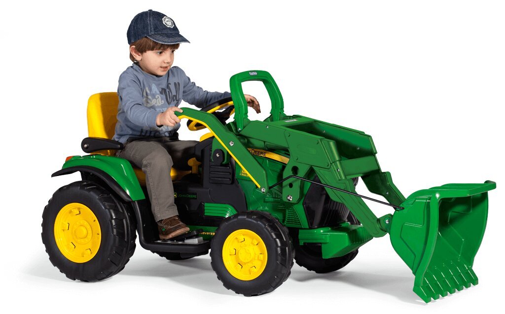 Peg Perego John Deere Ground Loader - kaivurikuormaaja, 12V/330W hinta ja tiedot | Lasten sähköautot | hobbyhall.fi