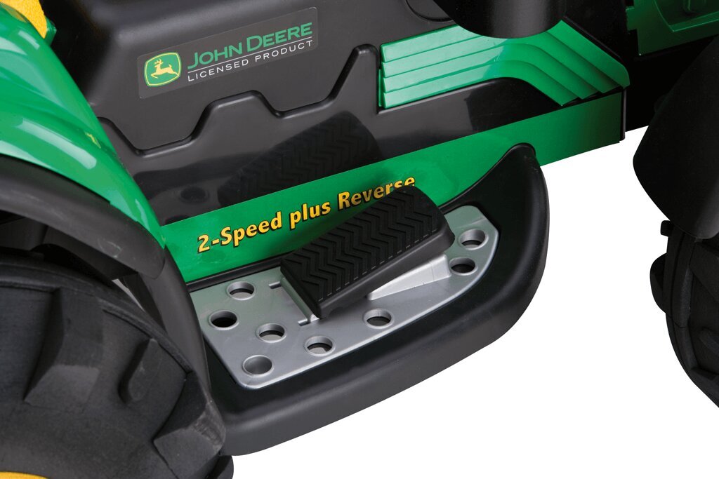 Peg Perego John Deere traktori perävaunulla 12V/330W hinta ja tiedot | Lasten sähköautot | hobbyhall.fi