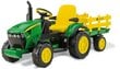 Peg Perego John Deere traktori perävaunulla 12V/330W hinta ja tiedot | Lasten sähköautot | hobbyhall.fi
