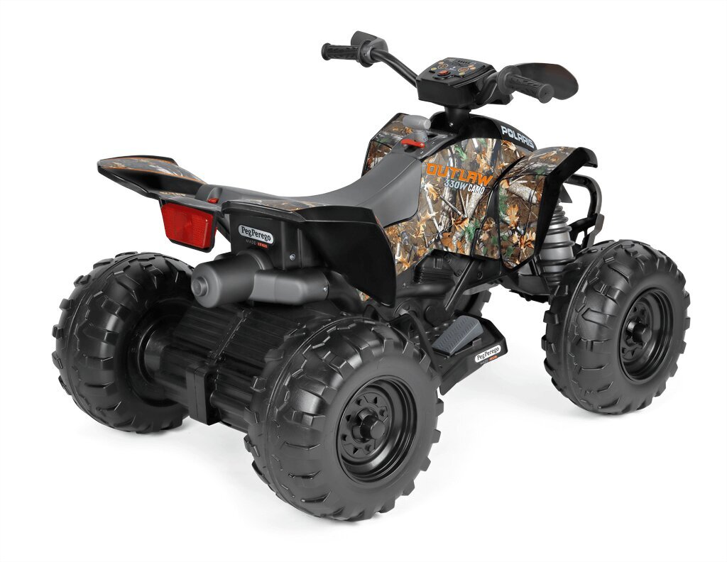 Peg Perego Polaris Outlaw Camo 12V/330W, lasten sähkömönkijä hinta ja tiedot | Lasten sähköautot | hobbyhall.fi