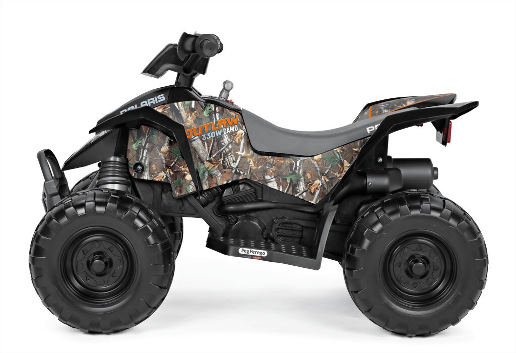 Peg Perego Polaris Outlaw Camo 12V/330W, lasten sähkömönkijä hinta ja tiedot | Lasten sähköautot | hobbyhall.fi