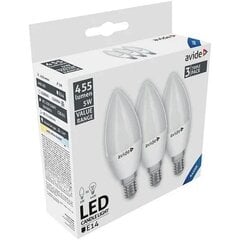 Avide LED-lamput 5W E14 6400K 3 kpl hinta ja tiedot | Lamput | hobbyhall.fi