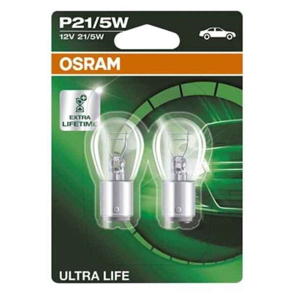 Auton polttimo OS7528ULT-02B Osram OS7528ULT-02B P21/5W 21/5W 12V (2 kpl)