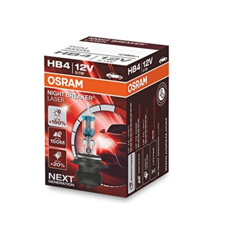 Auton polttimo Osram 9006NL HB4 12V 51W hinta ja tiedot | Polttimot | hobbyhall.fi