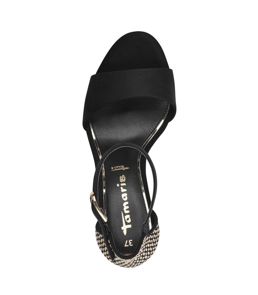 Tamaris Naisten kengät 1-28356*42, musta 1-28356*01-041 hinta ja tiedot | Naisten avokkaat ja sandaalit | hobbyhall.fi