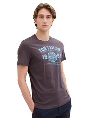 Tom Tailor Miesten T-paita, tummanharmaa hinta ja tiedot | Miesten T-paidat | hobbyhall.fi