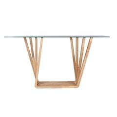 Sivupöytä DKD Home Decor Kristalli Ruskea Läpinäkyvä pähkinäpuu (145 x 45 x 75 cm) hinta ja tiedot | Sivupöydät | hobbyhall.fi