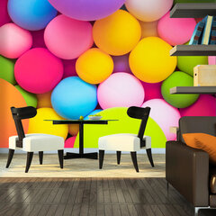 Valokuvatapetti - Colourful Balls 250x175 cm hinta ja tiedot | Valokuvatapetit | hobbyhall.fi