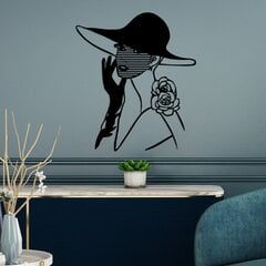 Wallity metalliseinäkoristeet Striped Woman, 69 cm hinta ja tiedot | Sisustustuotteet | hobbyhall.fi