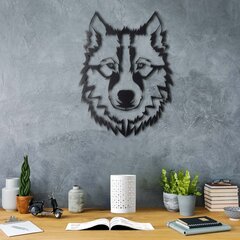 Wallity metalliseinäkoriste Wolf V11, 50 cm hinta ja tiedot | Sisustustuotteet | hobbyhall.fi