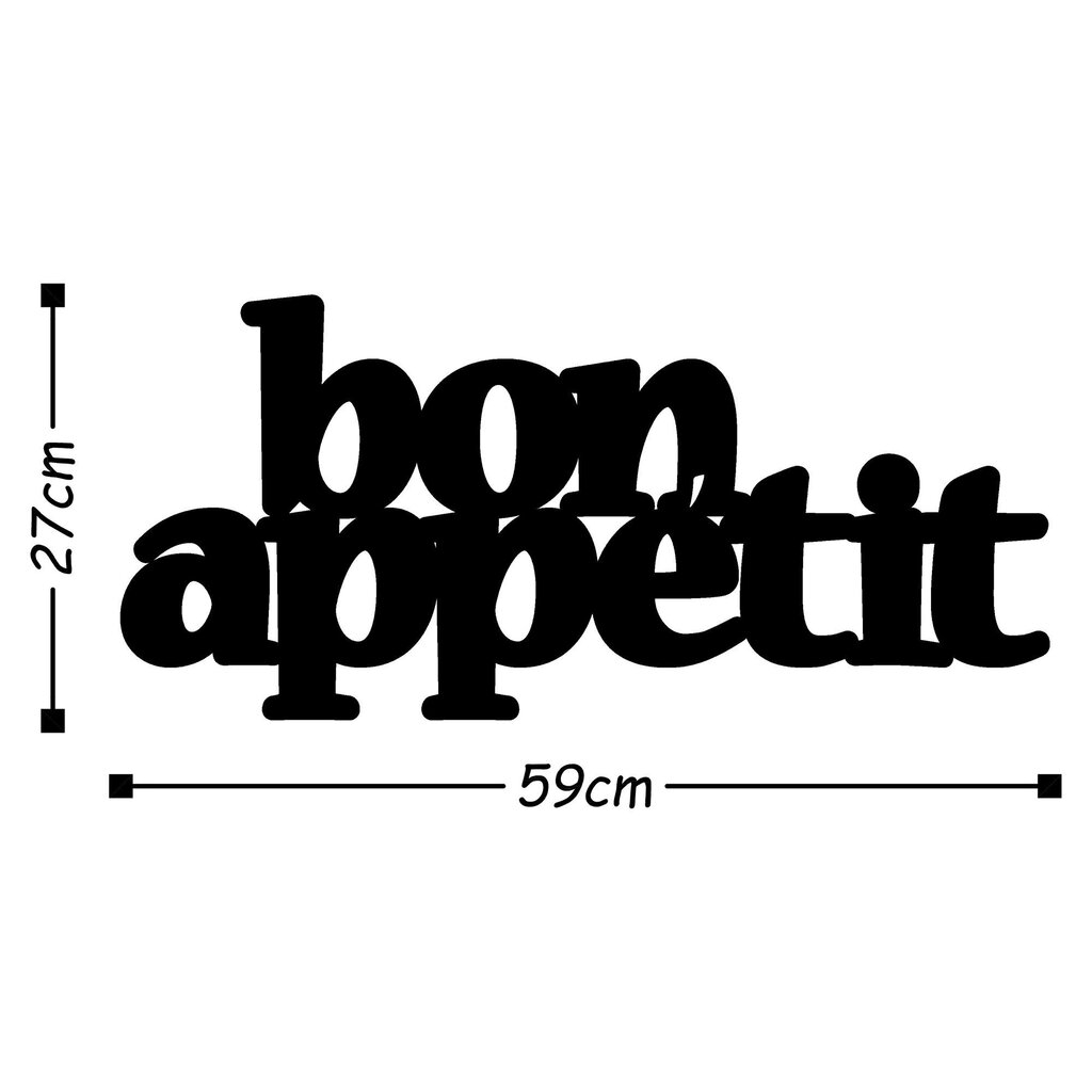 Riippuva koriste Bon Appetit 27 cm hinta ja tiedot | Sisustustuotteet | hobbyhall.fi