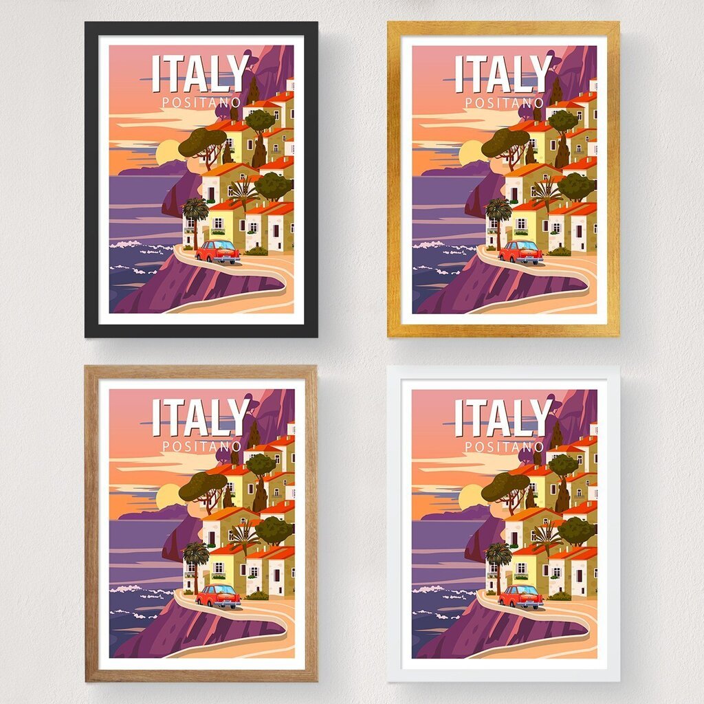 Jäljennös Italia Positano 2013 hinta ja tiedot | Taulut | hobbyhall.fi