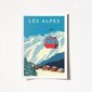 Jäljennös Les Alpes 1990 hinta ja tiedot | Taulut | hobbyhall.fi