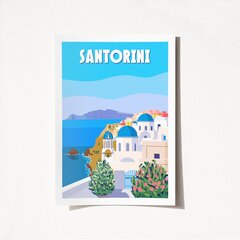 Jäljennös Santorini-2007 hinta ja tiedot | Taulut | hobbyhall.fi