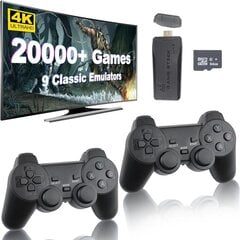 HappyJoe Plug & Play 20000+ Games, 4K HDMI, 64GB hinta ja tiedot | Pelikonsolit | hobbyhall.fi