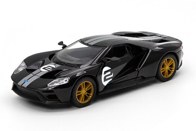 Kinsmart 2017 Ford GT (Heritage Edition) -leluauto, 1:38 hinta ja tiedot | Poikien lelut | hobbyhall.fi