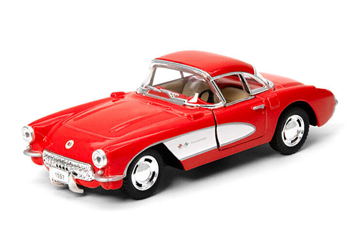 Kinsmart 1957 Chevrolet Corvette -leluauto, 1:34 hinta ja tiedot | Poikien lelut | hobbyhall.fi