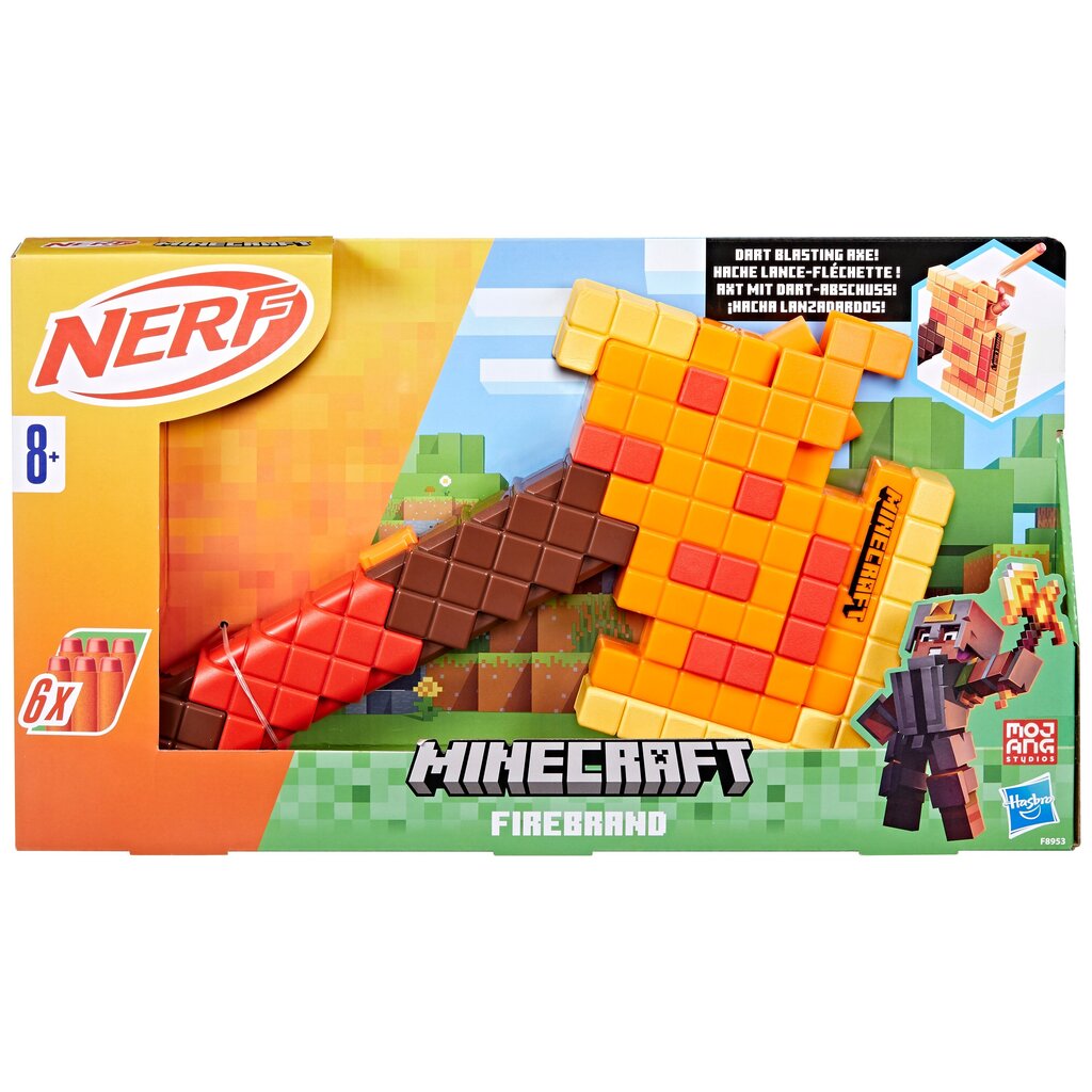 Gun Nerf Minecraft Firebrand hinta ja tiedot | Poikien lelut | hobbyhall.fi