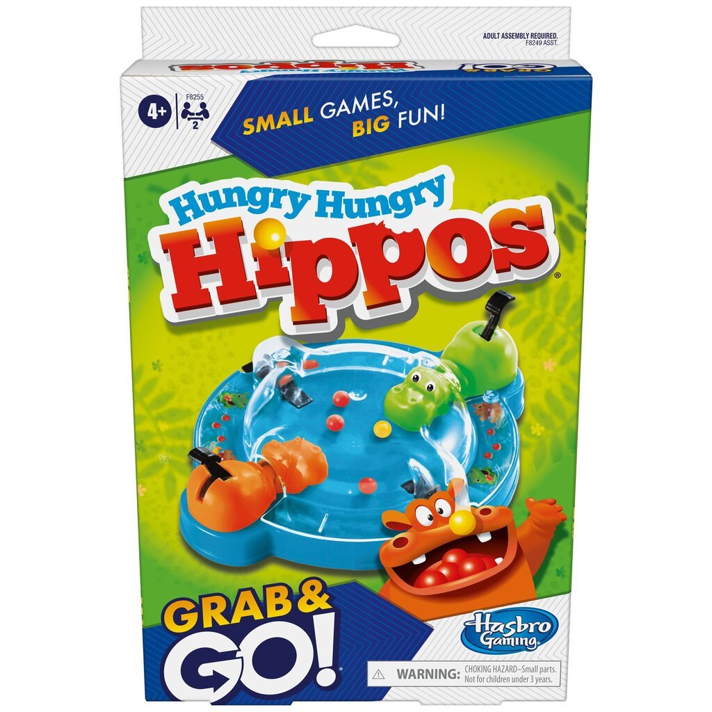Matkapeli Hasbro Hungry hippos, FI hinta ja tiedot | Lautapelit ja älypelit | hobbyhall.fi