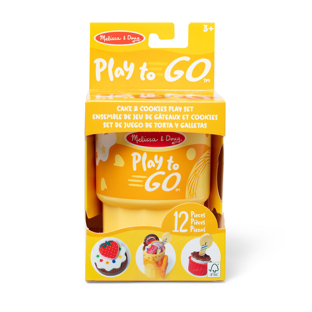 Lelusetti Melissa & Doug Play to Go Kakut ja keksit hinta ja tiedot | Tyttöjen lelut | hobbyhall.fi