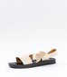 Naisten sandaalit 442527 02, beige/musta 442527*02-041 hinta ja tiedot | Naisten avokkaat ja sandaalit | hobbyhall.fi