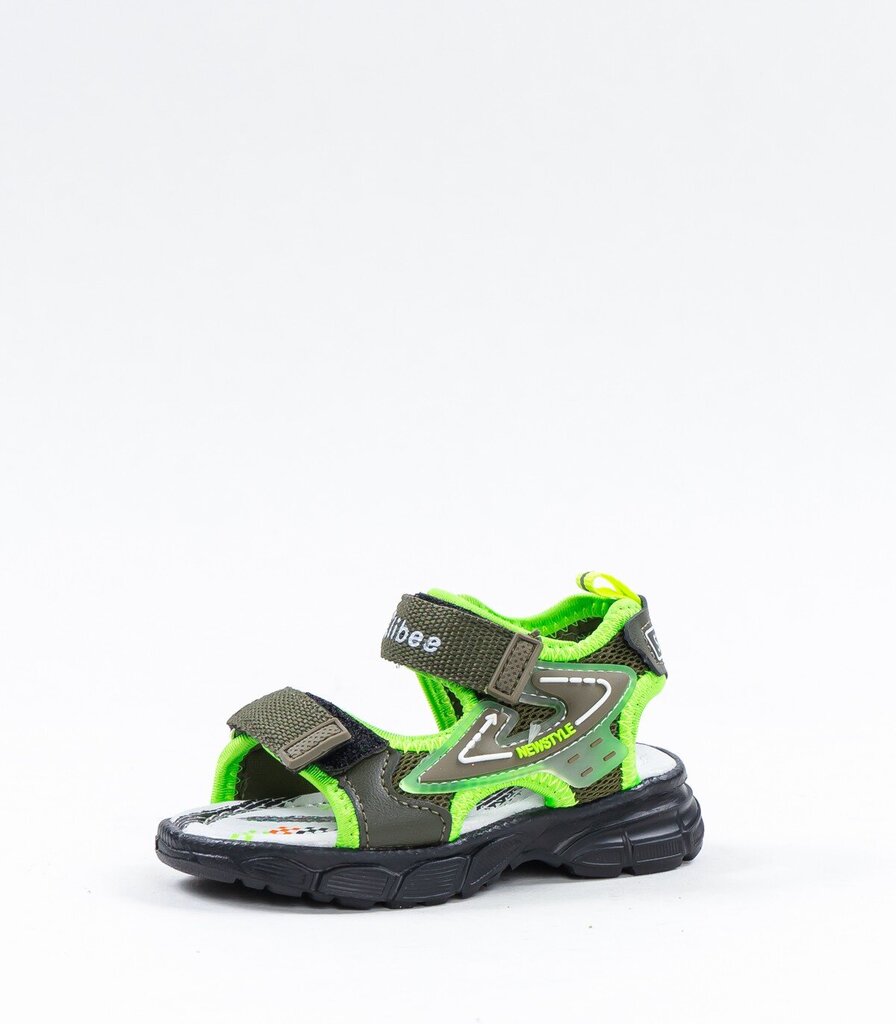 Clibee Lasten sandaalit 440090 01, oliivi/ kirkkaanvihreä 440090*01-026 hinta ja tiedot | Lasten sandaalit | hobbyhall.fi