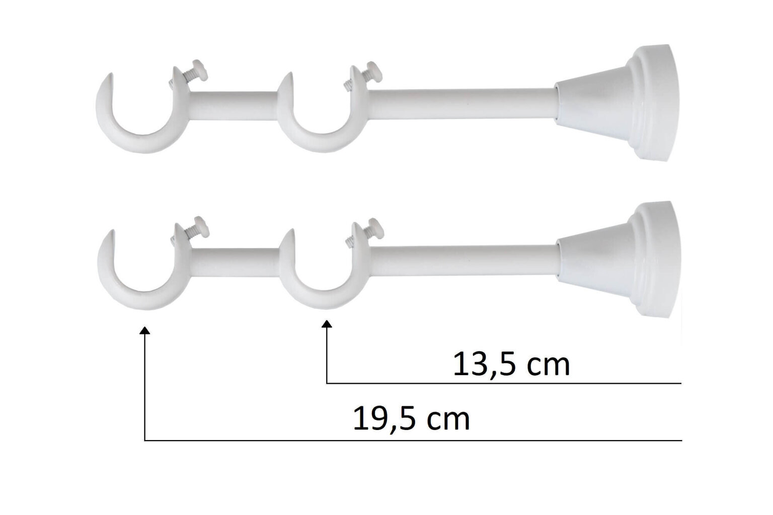 Olimp kaksinkertainen verhotanko 250 cm hinta ja tiedot | Verhotangot | hobbyhall.fi