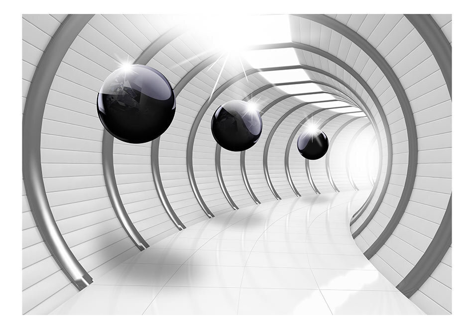 Valokuvatapetti - Futuristic Tunnel 490x280 cm hinta ja tiedot | Valokuvatapetit | hobbyhall.fi