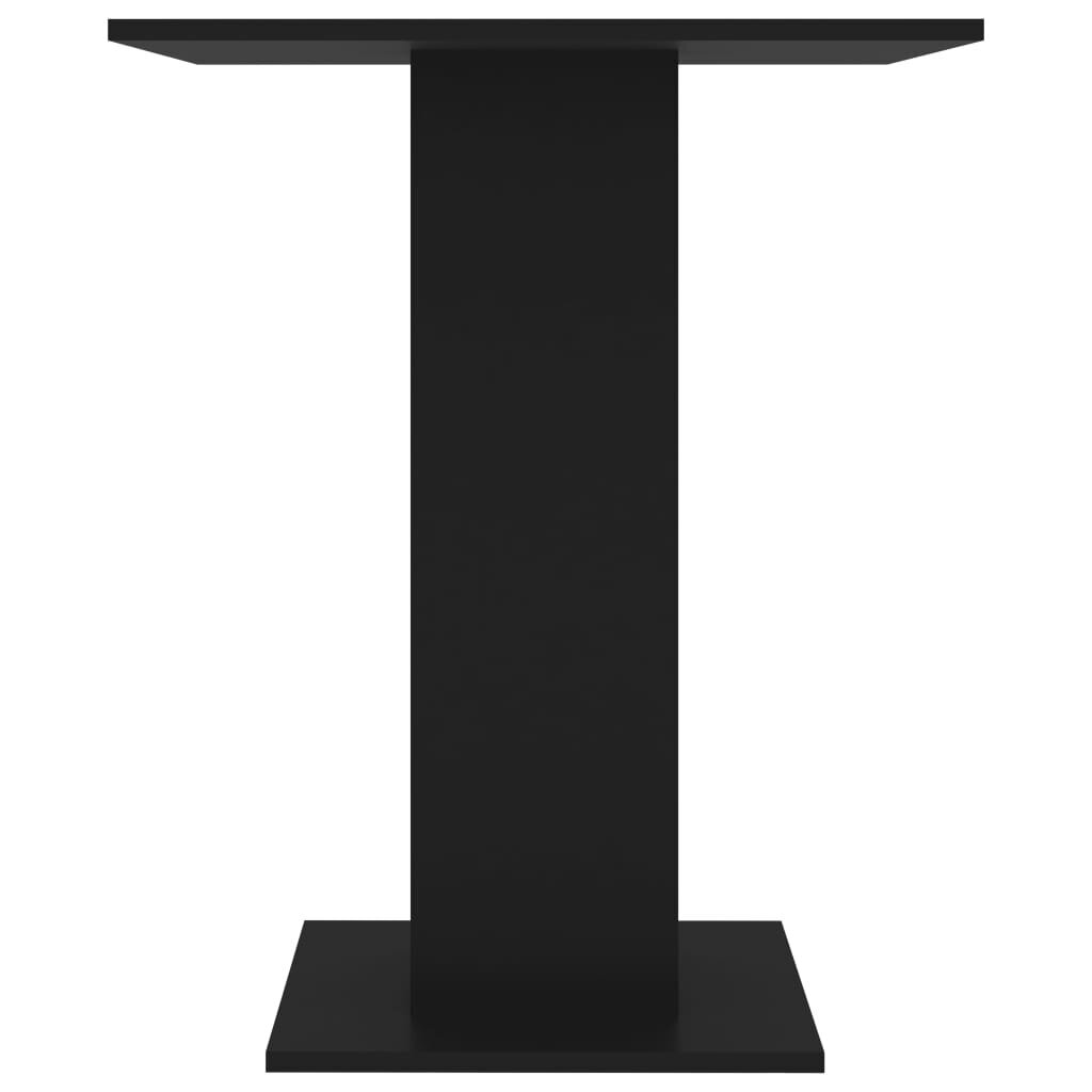 vidaXL Bistropöytä musta 60x60x75 cm lastulevy hinta ja tiedot | Ruokapöydät | hobbyhall.fi