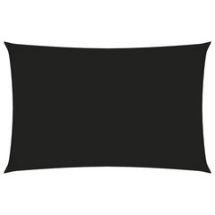vidaXL Aurinkopurje Oxford-kangas suorakaide 2x5 m musta hinta ja tiedot | Aurinkovarjot ja markiisit | hobbyhall.fi