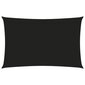 vidaXL Aurinkopurje Oxford-kangas suorakaide 2x5 m musta hinta ja tiedot | Aurinkovarjot ja markiisit | hobbyhall.fi