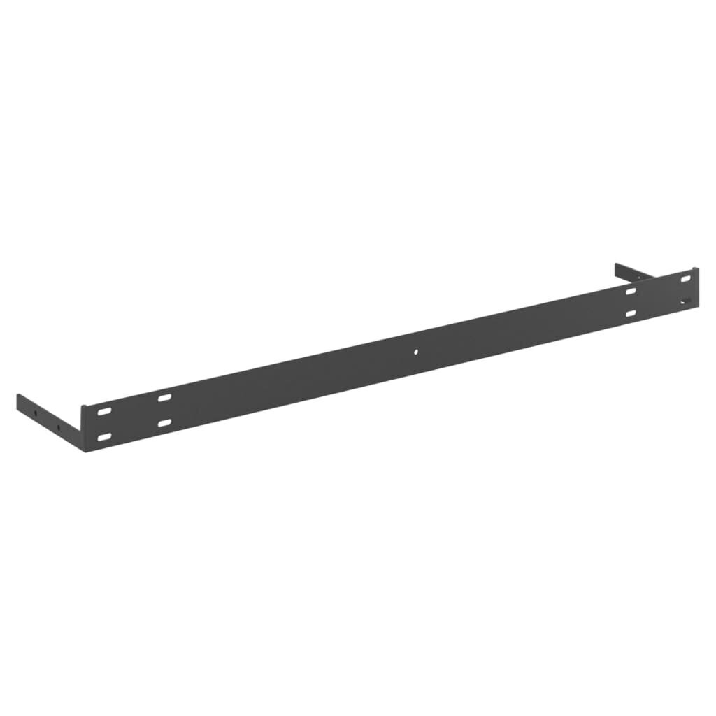 vidaXL Kelluvat seinähyllyt 2 kpl betoninharmaa 80x23,5x3,8 cm MDF hinta ja tiedot | Hyllyt | hobbyhall.fi