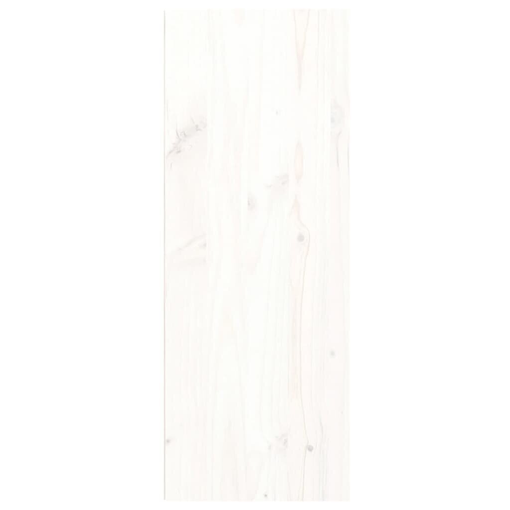 vidaXL Seinäkaapit 2 kpl valkoinen 30x30x80 cm täysi mänty hinta ja tiedot | Hyllyt | hobbyhall.fi
