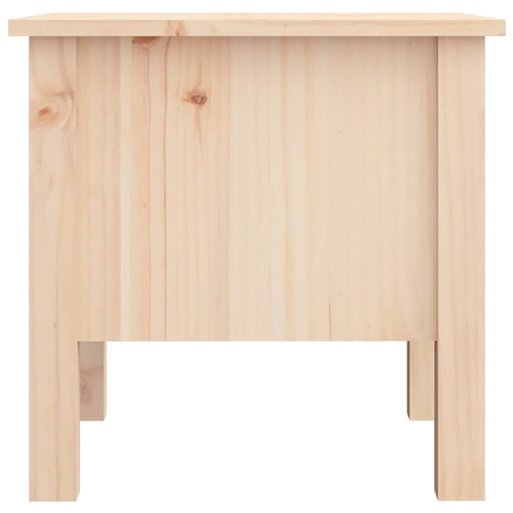 vidaXL Sivupöydät 2 kpl 40x40x39 cm täysi mänty hinta ja tiedot | Sohvapöydät | hobbyhall.fi