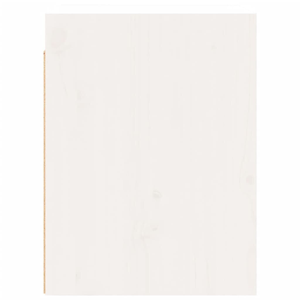 vidaXL Seinäkaappi valkoinen 30x30x40 cm täysi mänty hinta ja tiedot | Hyllyt | hobbyhall.fi