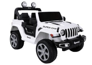 Sähköauto FT-938 4x4, valkoinen hinta ja tiedot | Lasten sähköautot | hobbyhall.fi